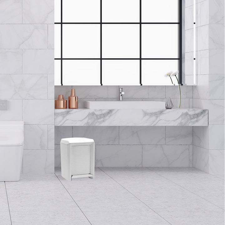 Tatay Bathroom Pedal BIN 7L OLYMPIA (Putih) T4303