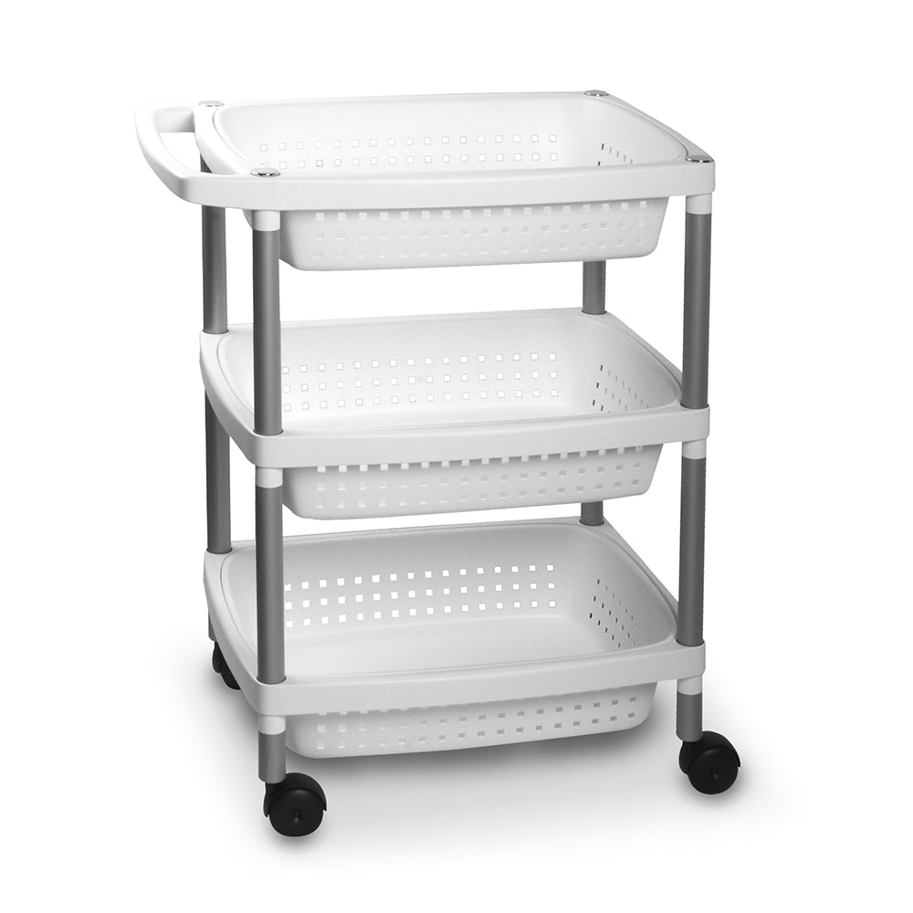 Tatay Vegetables Trolley 3 White T7380.01