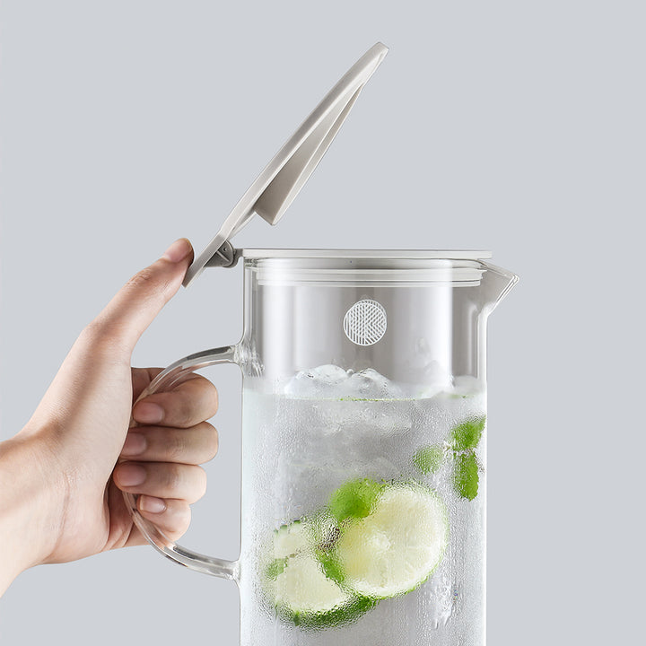Buydeem Glass Tea Pot with Tea Strainer 800ml
