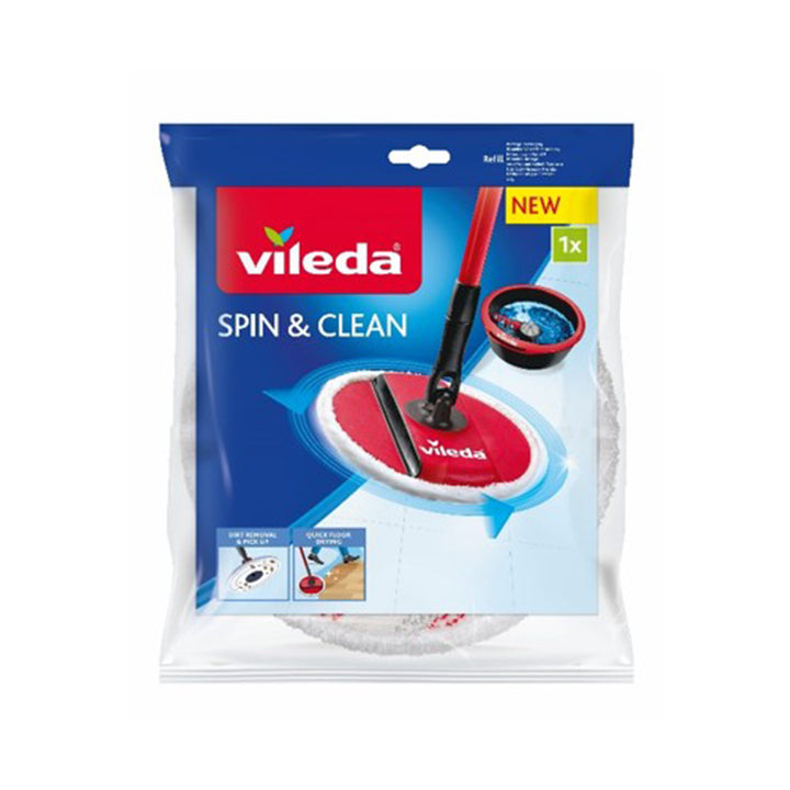 VILEDA Spin &amp; Isi Semula Mop Bersih