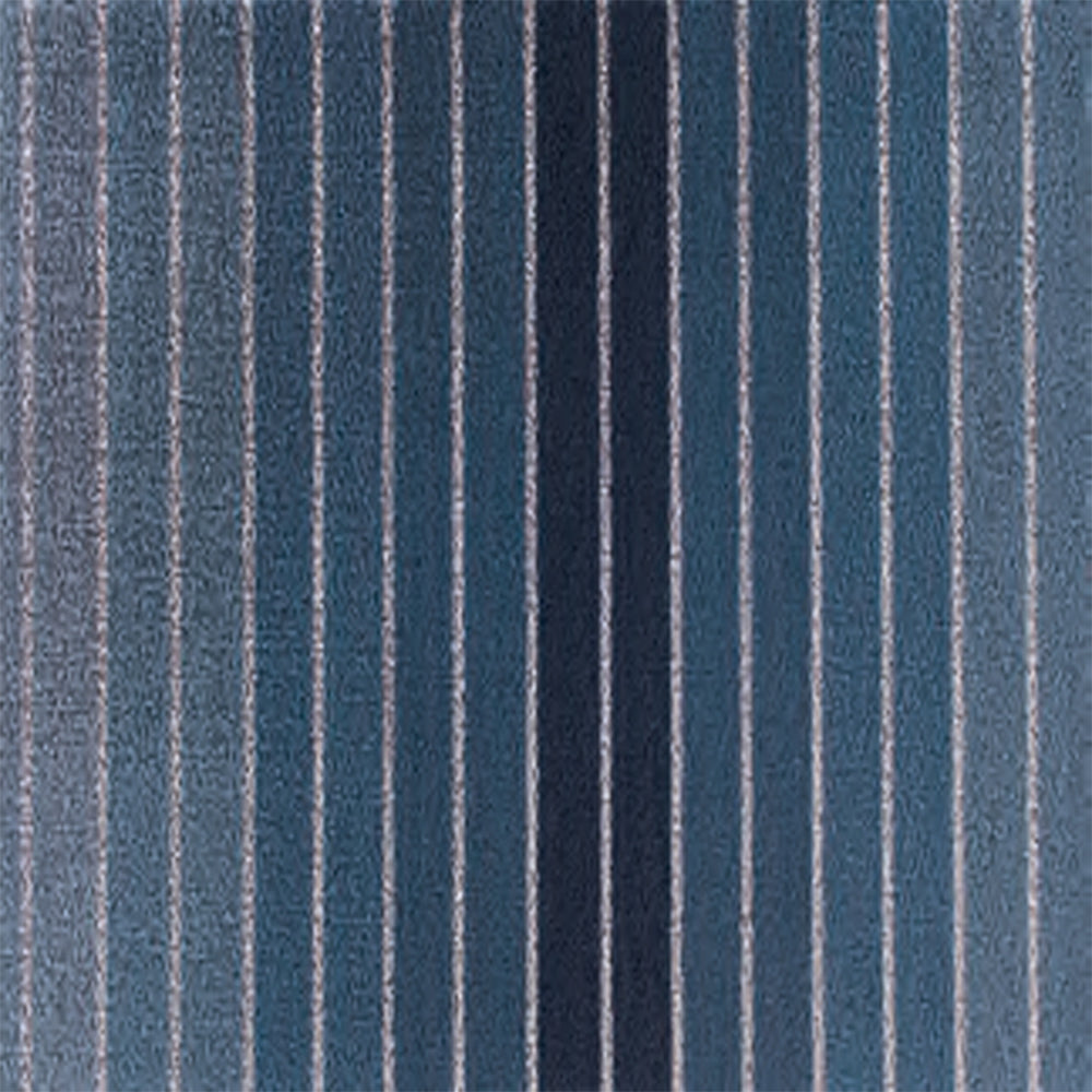 CHILEWICH TerraStrand¬Æ Microban¬Æ Block Stripe Door Mat 46 x 71 cm, Denim