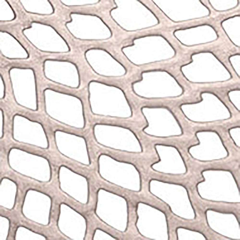 CHILEWICH TerraStrand Microban Dahlia Moulded Table Mat 36 x 38 cm, Gunmetal