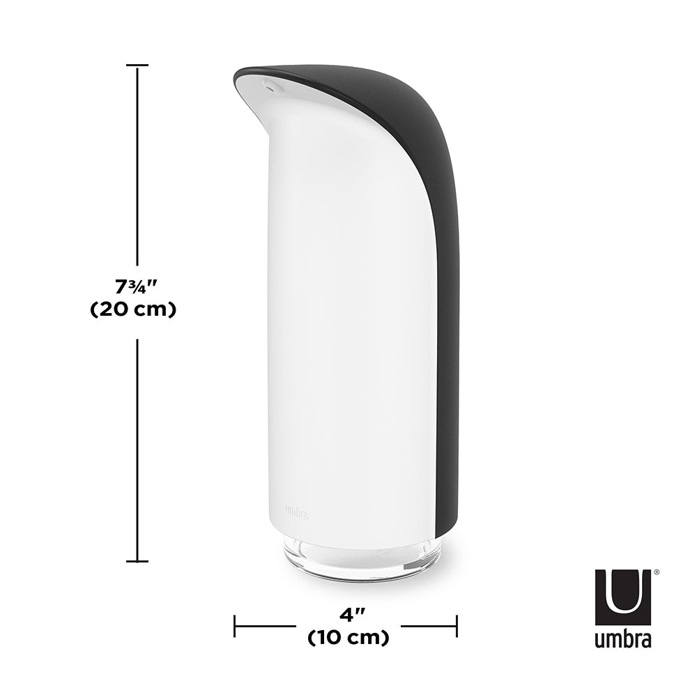 UMBRA Emperor Automatic Soap Dispenser 255ml, Hitam/Putih