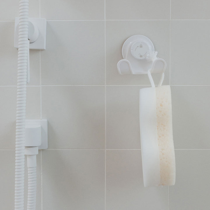 UMBRA Flex Gel-Lock Suction Cup Double Hook, White