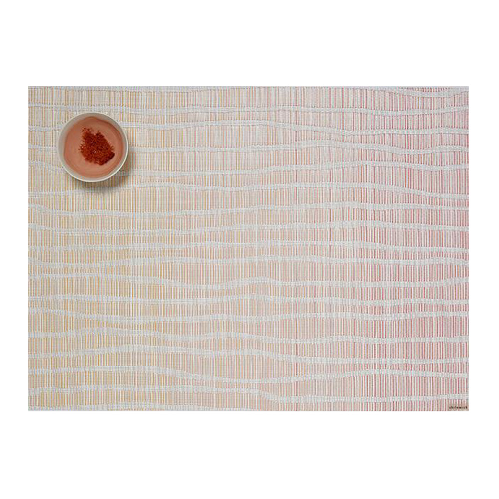 Chilewich Terrastrand Microban Tikar Anyaman Terapung 36 x 48cm, Jambu Batu