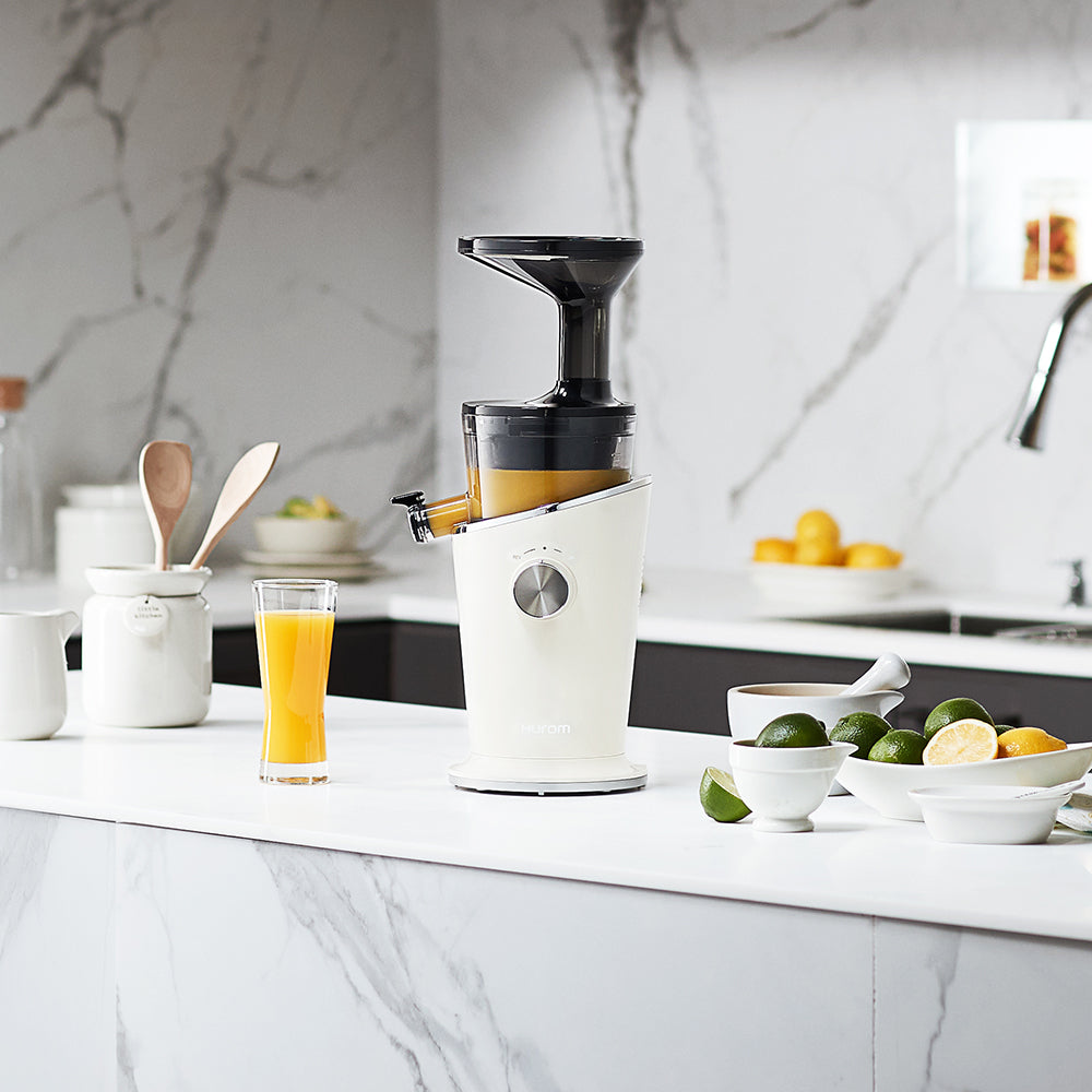 Hurom H-100S Slow Juicer, Pastel Cream