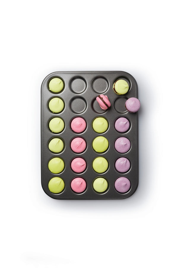 MASTERCLASS Non-Stick 24 Holes Whoopie Pie / Macaroon Pan (35X27Cm)