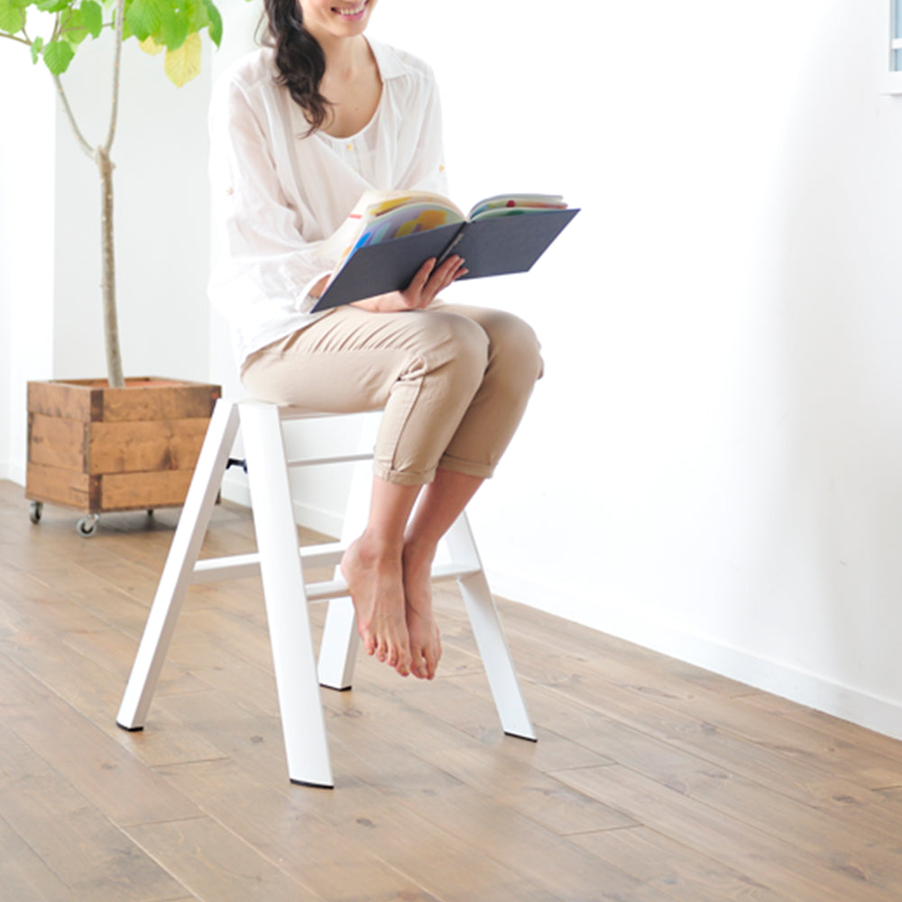 Hasegawa Lucano Boutique Ladder Step Stool (2 Steps)