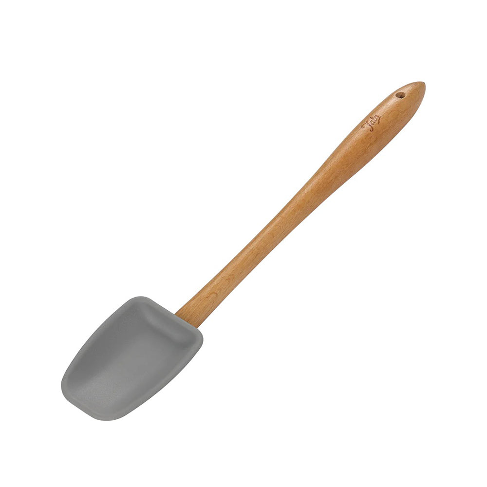 Spatula Sudu Silikon TALA Dengan Pemegang Kayu - Kelabu