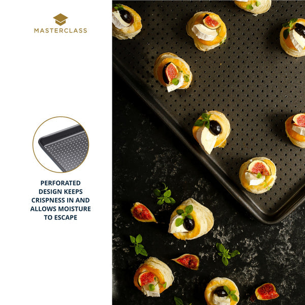MASTERCLASS Crusty Baking Non-stick Baking/Dulang Kuki - 39X27X2Cm 
